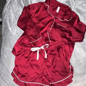 Maroon Pj Set